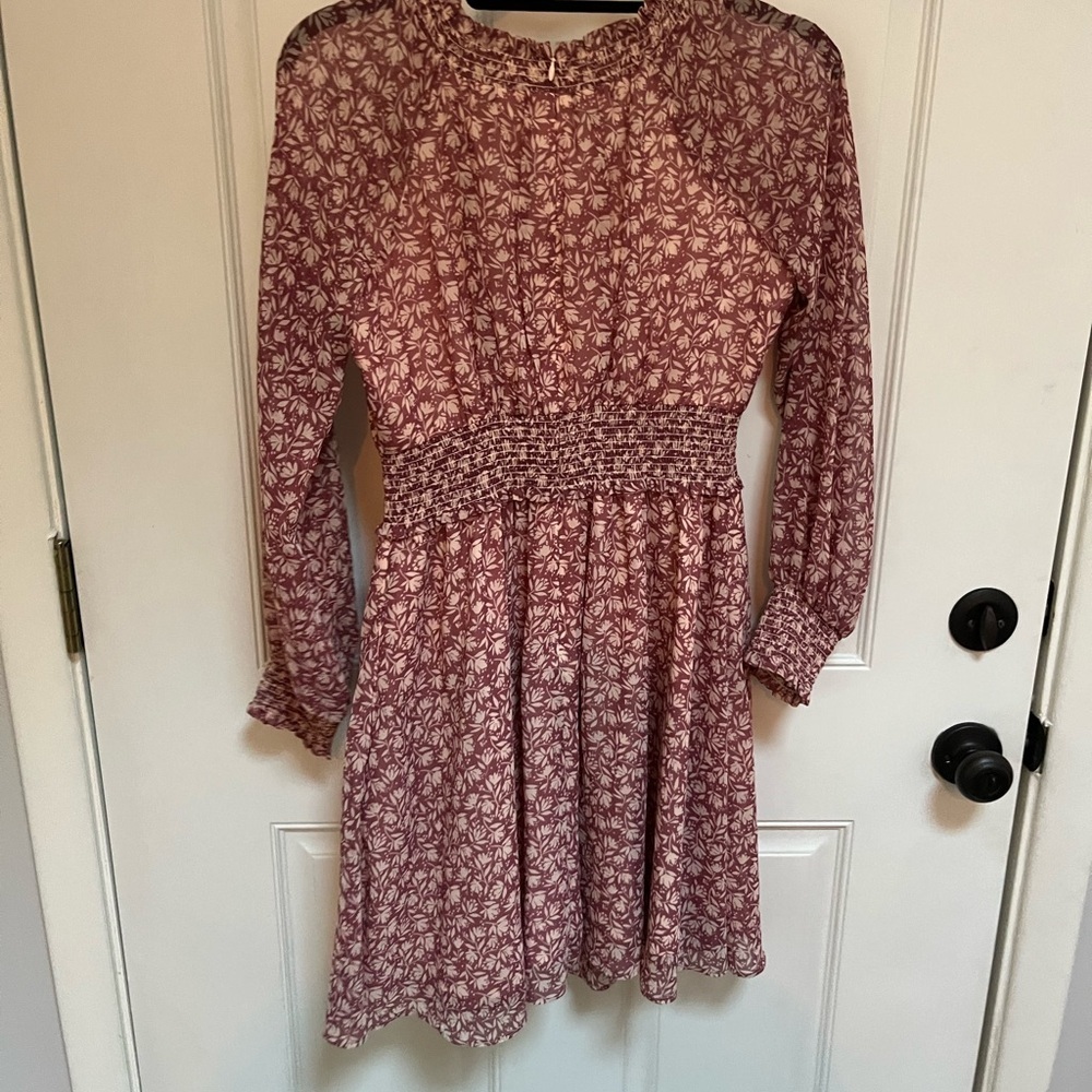Gal Meets Glam Wimberly Floral Long Sleeve Dress size 2 - Picture 8 of 8